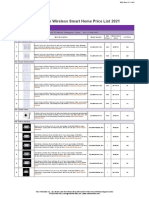 HDL Buspro Wireless Price List Rev1.0 Feb 2021