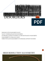 Esophageal Motility Disorders Final