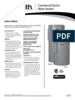 A.O. Smith DEL 6 DEN 52 Specifications