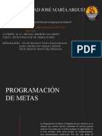 Programación de Metas - Exposición Final