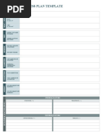 One-Page Business Plan Template: 1 - 2 Sentence Max Per Response