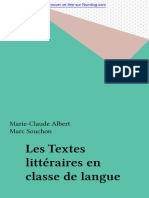 Les Textes Littéraire en Classe