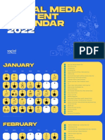 Social Media Content Calendar