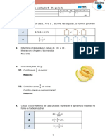 Proposta de Teste de Avaliação 6 2018 Mat. Máximo 5º Ano