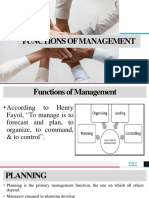 Functions of Management