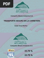 Antamina Transporte Seguro en Carreteras