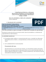 Guía de Actividades y Rúbrica de Evaluación - Unidad 1 - Paso 1 - Contextualización