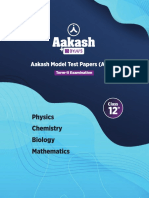 Physics Chemistry Biology Mathematics: Aakash Model Test Papers (AMTP)