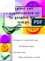 Exposé Sur L Organisation Et La Gestion Du Temps