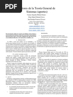 Autores de La Teoria General de Sistemas (Aportes)