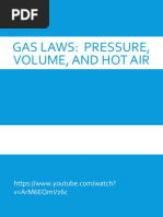 Gas Laws: Pressure, Volume, and Hot Air