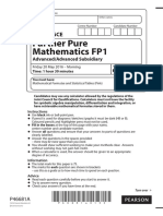 Further Pure Mathematics FP1: Pearson Edexcel GCE