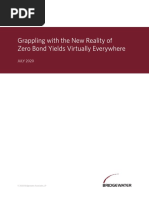 Grappling With The New Reality of Zero Bond Yields