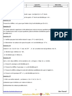 Série D'exercices N°4 - Math Arithmetique - 2ème Sciences (2010-2011) MR Gary