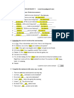 Final Exam Basic 2 1 Complete The Questions. Write True Answers