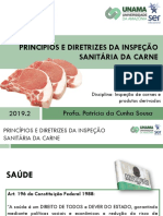 Aula2 - PRINCÍPIOS E DIRETRIZES DA INSPEÇÃO SANITÁRIA DA CARNE