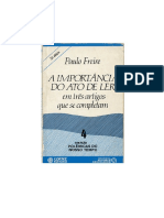 Paulo Freire - A Importância Do Ato de Ler