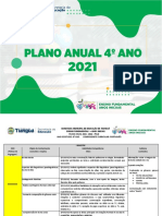 Plano Anual 4º Ano