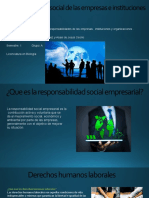 Responsabilidad Social de Las Empresas e Instituciones