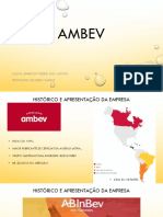 AMBEV - Diagnóstico Ambiental e Avaliação de Risco