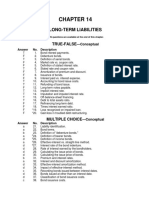 Long-Term Liabilities: True-False