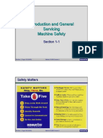 Introduction and General Servicing Machine Safety