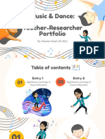 Music Dance - Teacher Researcher Portfolio by Rachel Hsieh - PJ 261