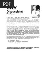 EAV Discussions Basics ED