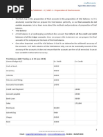 Trial Balance: JAIIB / AFB / MODULE - C / UNIT 2 - Preparation of Final Accounts