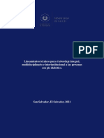 Lineamientos Técnicos para El Abordaje Integral, Multidisciplinario e Interinstitucional A Las Personas Con Pie Diabético