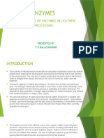 Enzymes: Application of Enzymes in Leather Processing