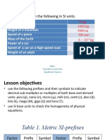 1-2 SI Prefixes and Units