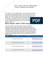 The Best Septic Safe Toilet Paper and The Worst Toilet Paper For Septic Systems