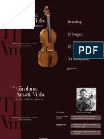 The Girolamo Amati Viola in The Galleria Estense