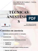 Técnicas Anestésicas UNINASSAU