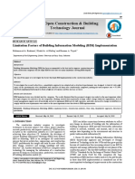 Limitation Factors of Building Information Modelin