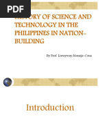 History of Science and Technology in The Philippines in Nation-Building.