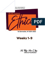 Ethics WEEKS 1 9