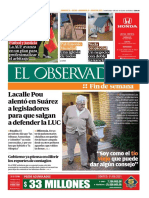 27) El Observador Sabado 31 de Julio y Domingo 01 de Agosto 2021