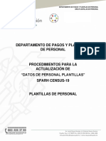 Procedimiento Datos de Personal Plantillas Dei