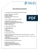 Examen - FORMACION DE SUPERVISORES