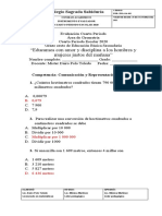 Evaluación de Geometria 6 - Cuarto Periodo