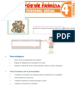 Fines y Tipos de Familia para Cuarto Grado de Primaria