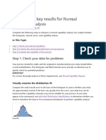 Interpret The Key Results For Normal Capability Analysis