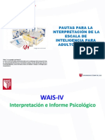 Clase 7 - Pautas para La Interpretación de La Escala de Inteligencia para Adultos Wais Iv