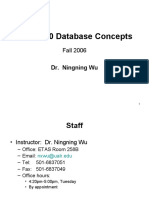 IFSC3320 Database Concepts: Fall 2006