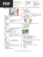 Penilaian Akhir Semester 1: Choose The Correct Answer by Crossing (X) A, B, C, or D!