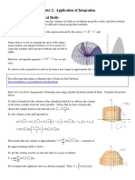 2.3 Volumes by Cylindrical Shells - Notes