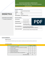 Planeación Didáctica 2022-2