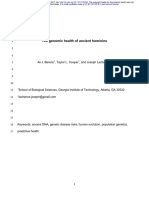 The Genomic Health of Ancient Hominins